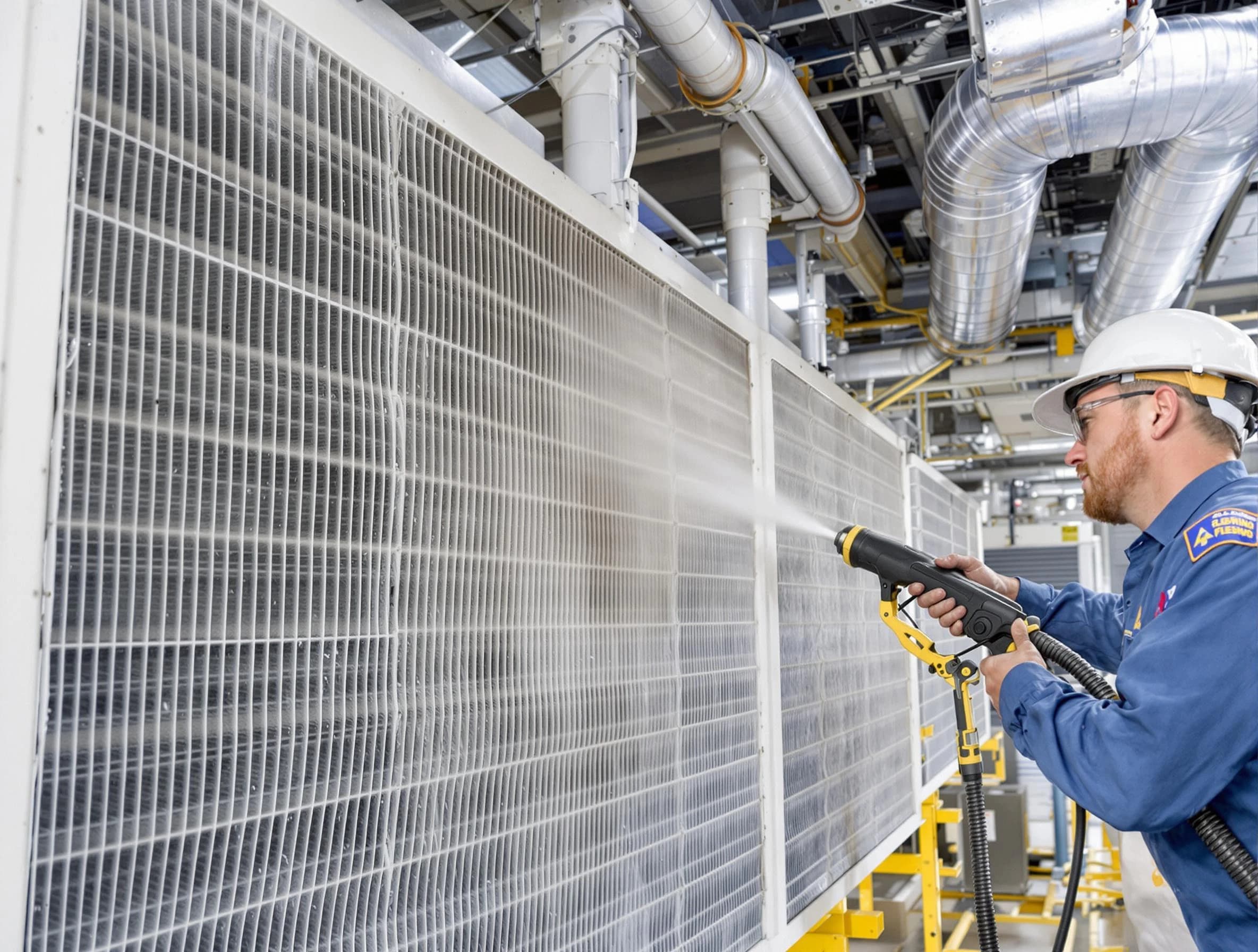 Professional commercial coil cleaning by Panthersville Air Duct Cleaning in Panthersville