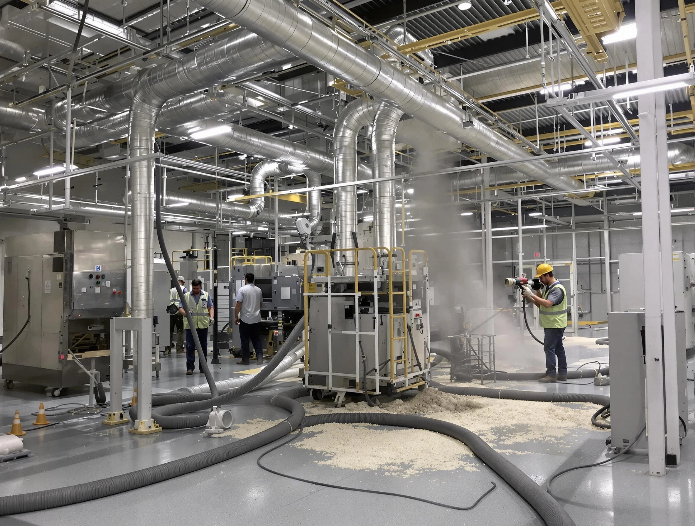 Heavy-duty industrial duct cleaning by Panthersville Air Duct Cleaning in Panthersville