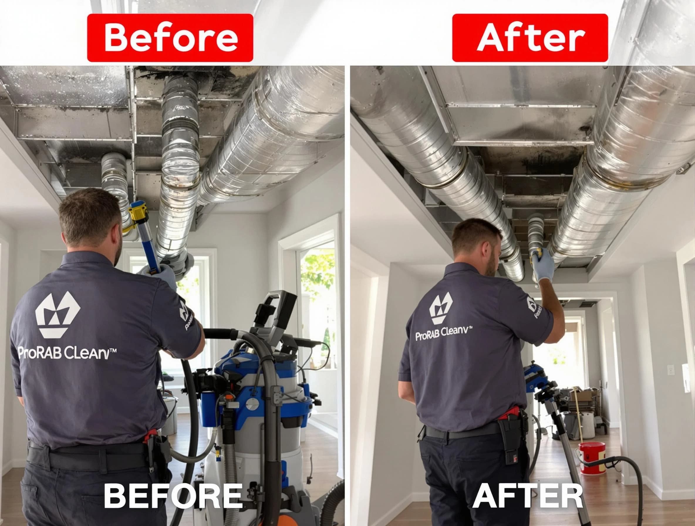 Panthersville Air Duct Cleaning expert performing thorough residential duct cleaning in a Panthersville home