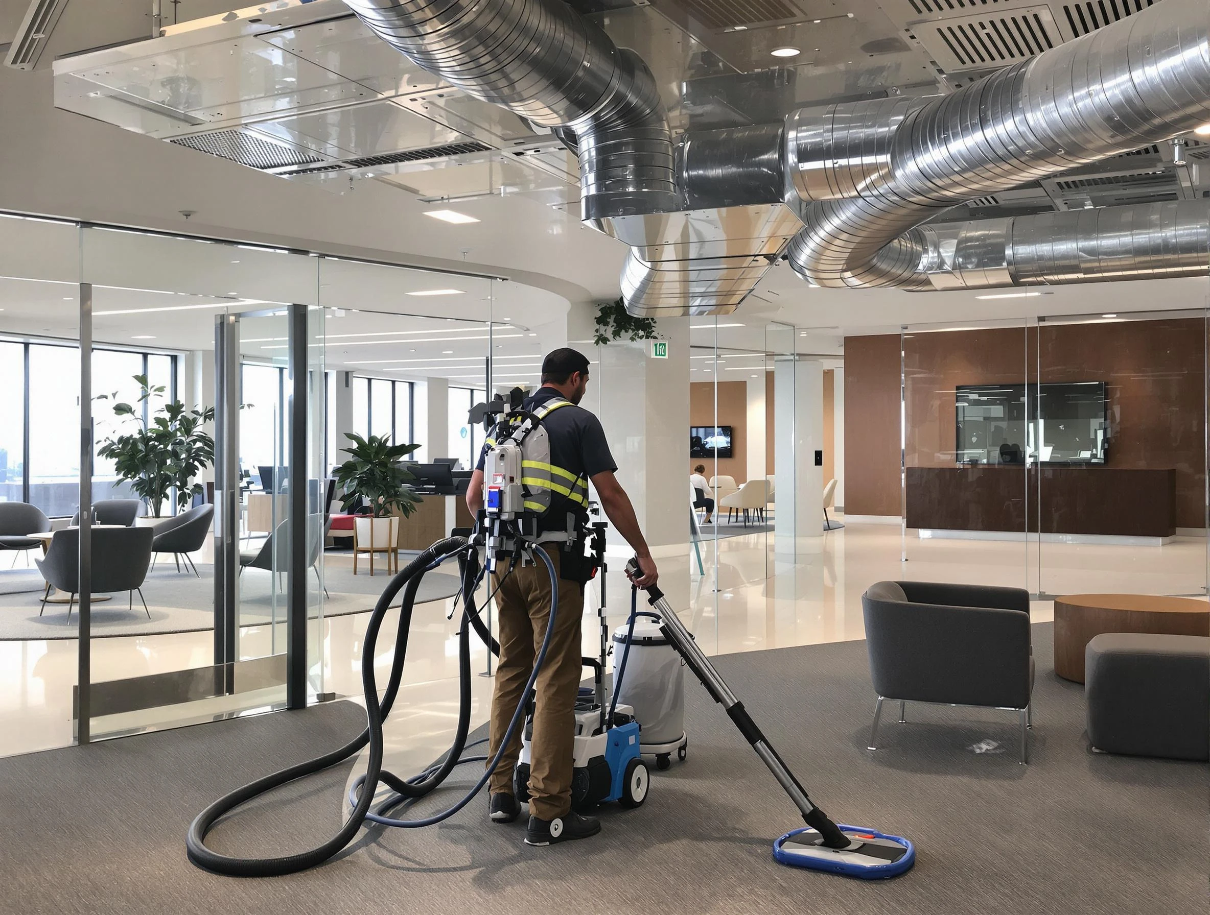 Commercial duct cleaning service by Panthersville Air Duct Cleaning in Panthersville