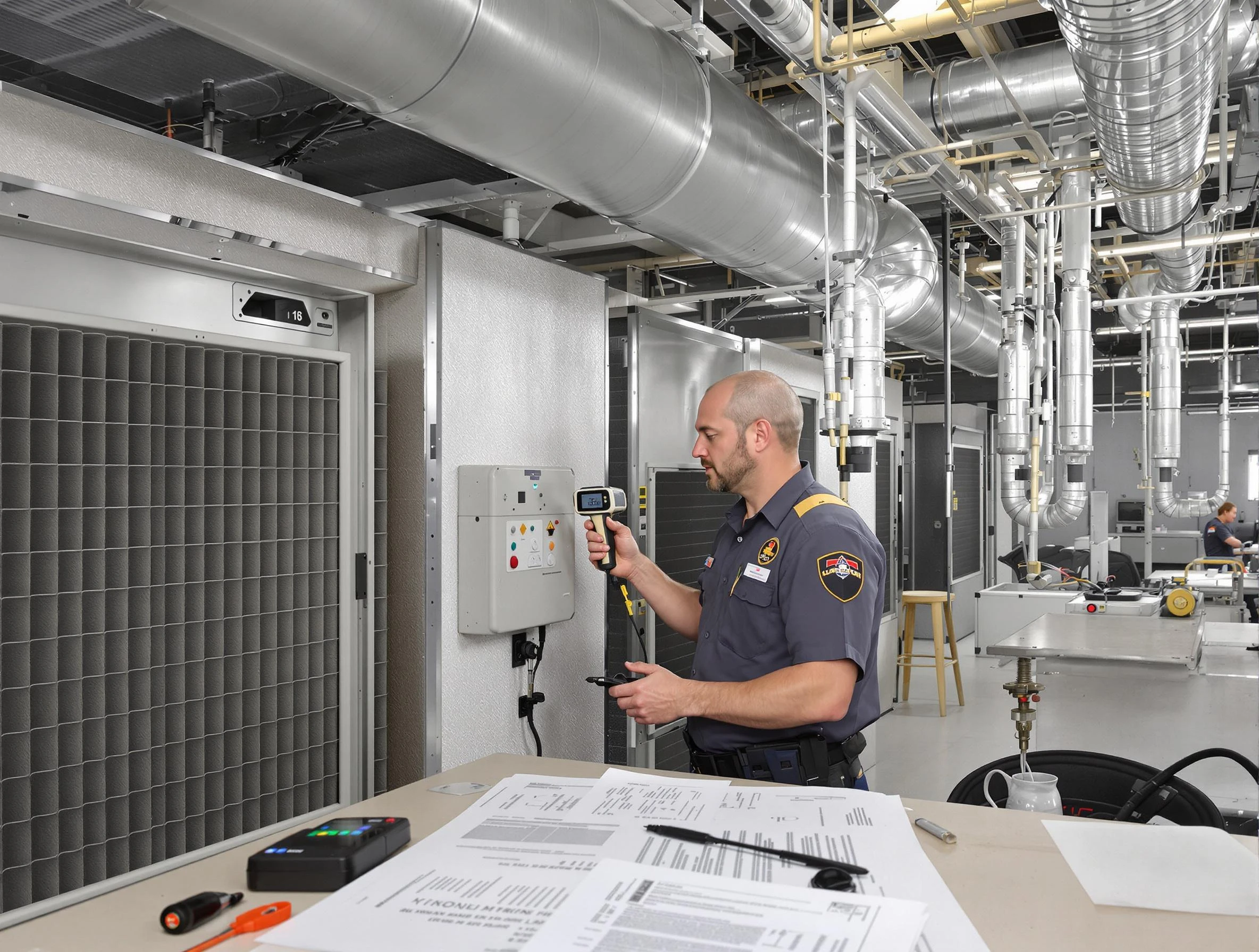 Professional filter system inspection by Panthersville Air Duct Cleaning in Panthersville