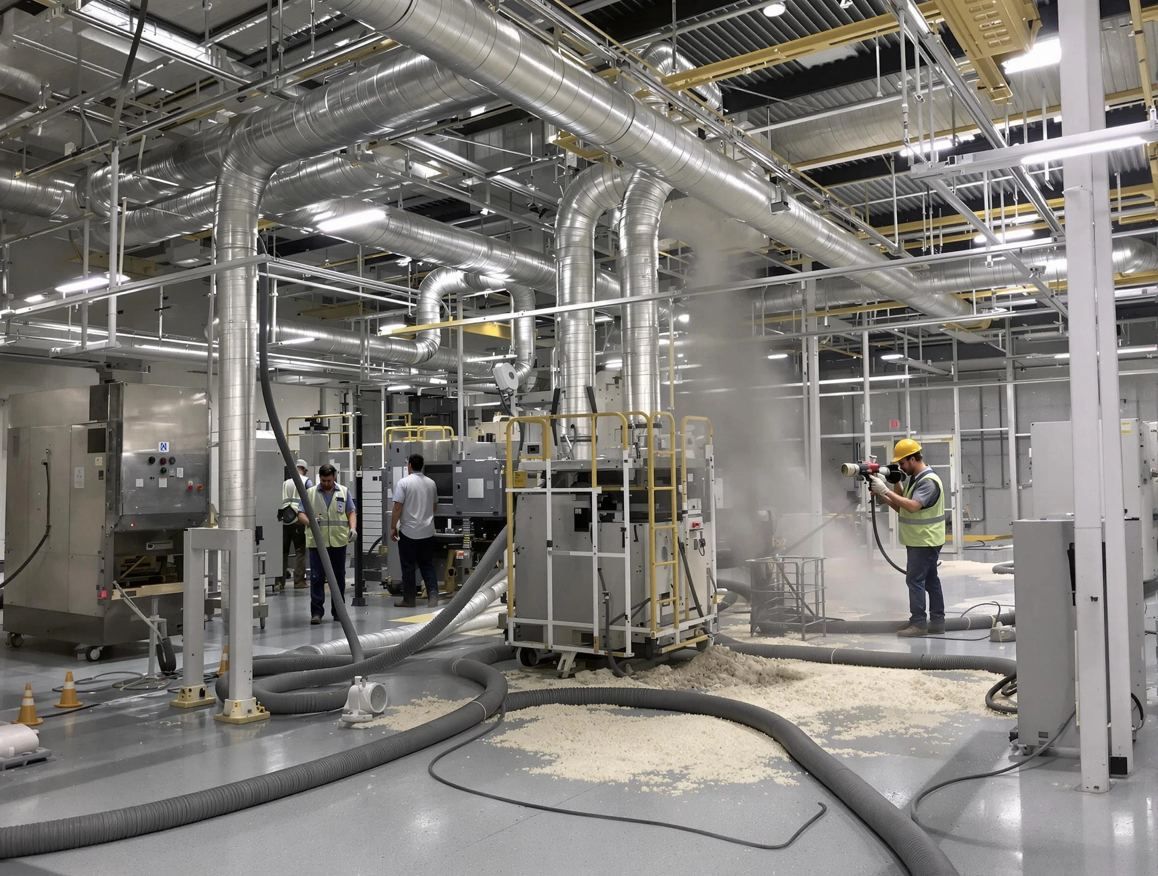 Heavy-duty industrial duct cleaning by Panthersville Air Duct Cleaning in Panthersville